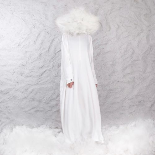 Umrah Edition - Shaima Abaya B/White